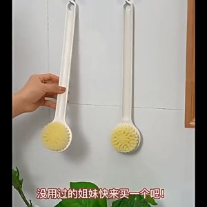 Sikat Mandi Multifungsi dengan Gagang Panjang - Warna Putih