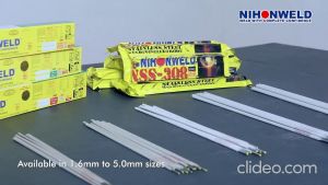 NIHONWELD 2.5mm & 3/32\" Welding Rod 1KG NSS-308 for Stainless ORIGINAL