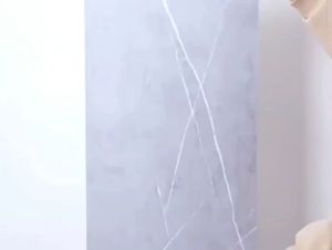 Wallpaper วอลเปเปอร์ 3D ลายหินอ่อน สีคมชัด ติดง่าย มีฉนวนกันความร้อน และ กาวในตัว