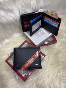 Dompet Lipat Pria 3 Dimensi Free Box Dompet Kulit Pria