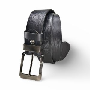 Ikat Pinggang Pria Gesper Kulit Sabuk Cowok Kulit Sapi Serat Kayu Terbaru