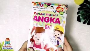(SJ) Paket Pandai Menulis Angka dan Huruf Isi 4 Buku