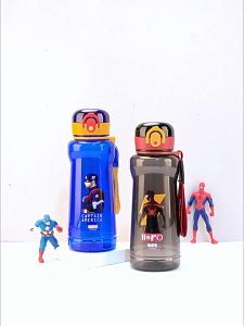 [𝓛𝓲𝓶𝓮𝓲.𝓢𝓽𝓸𝓻𝓮] Bình nước tu miệng nhựa PCT cao cấp Spiderman Frozen Mickey Gấu dâu Lotso 720ml cho trẻ em HM8126
