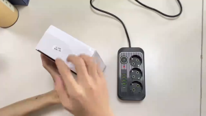 COD Taffware Stop Kontak Kabel USB Type C 10A 250V 2500W 1.8M 3 Lubang - QL-1074U