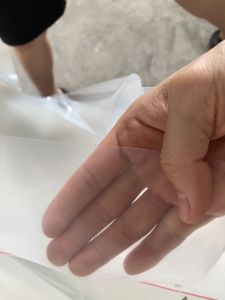 หน้ากว้าง 6 เมตร หนา 200 ไมครอน พลาสติกใส คลุมโรงเรือน ตู้อบบอนสี พลาสติกโรงเรือน ผักไฮโดร โรงเรือนตั๊กแตน ปูบ่อ คลุมหลังคา กันสาด กันฝน