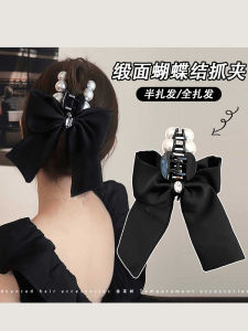 Womens Pearl Butterfly Knot Hair Clip Shark Clamp Hair Accessories Fresh out New Style Korean Fashion Hair Grips Headwear