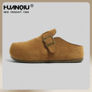 HuanQiu | Giày Nữ Retro Đế Dày Trơn