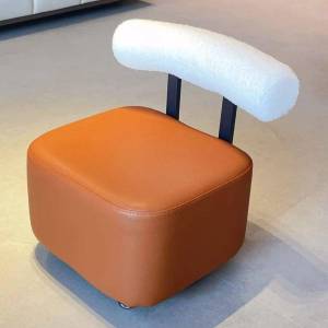 Portable Home Sofa Living Room End Table Mobile Leisure Metal Stand Holder Universal Wheel Couch Companion Small Stool Gift