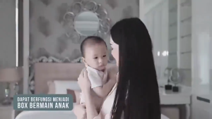 Baby crib Portable baby crib 2-layer rocking bed mosquito net Baby crib with mattress Comes with diaper table Travel bed