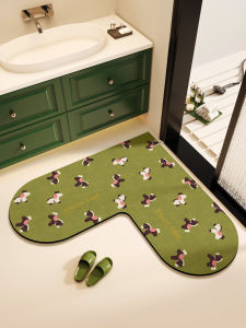 YINSHANG | Heart-shaped Anti-slip Water-absorbing Quick-drying Bathroom Mat