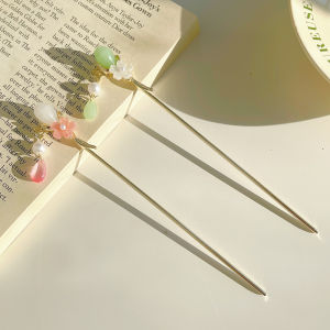 เครื่องประดับผมสไตล์จีนโบราณ ทรงเรียบง่าย หรูหรา สำหรับผู้หญิง วัสดุอื่นๆ ชิ้นเดียว ไม่ติดเพชร ใหม่ ไม่ต้องรีด