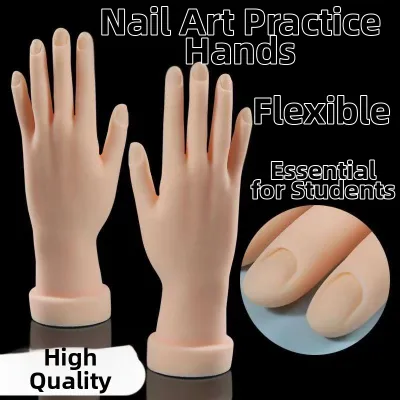 FUNNYDEER | Bendable Silicone Imitation Hand For Nail Practice