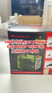 Hộp đựng lon gas MIni 4X Namilux HL-4X - Giải pháp thay thế cho bình gas 12kg - Hàng chính hãng