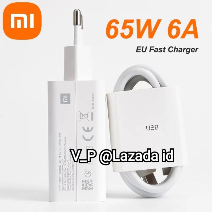 NEW PRODUCT !!! Charger XIAOMI 65W Turbo Fast Charging ORIGINAL