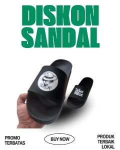 Sandal Pria Slide \"BELUM LUNAS\" Slip On Selop TPR