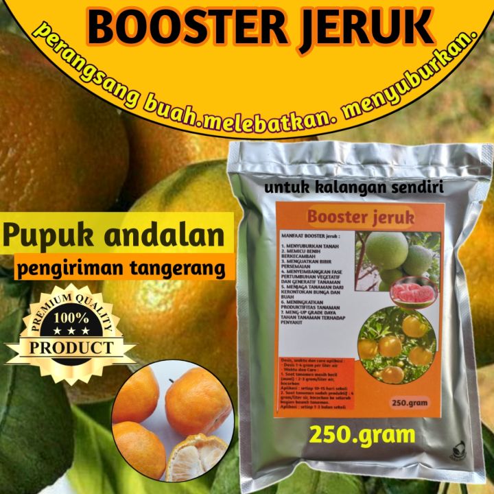 Pupuk Booster Jeruk Pupuk Organik Perangsang Buah Melebatkan Buah