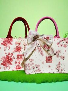 Wedding Favor Sugar Box Womens Handbag Canvas Carrying Pouch Practical for Pre-Wedding Events And Celebration Gifts