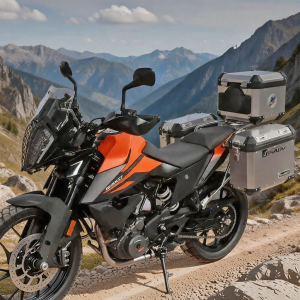 Protective Bumper Side and Rear Box Frame for Motorcycle Upgrade Aluminum