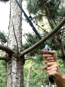 Ideku Gergaji Kayu Lipat Gergaji Lipat Portabel Folding Wood Hand Saw Gergaji Portable Ringan Dan Mudah Dibawa