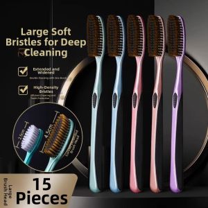 Strong Cleaning U-shaped Soft Bristle Toothbrush Family Pack