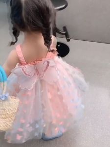 Pink Dress for Kids Girls Glenda Dress Princess 2024 New High Quality Girls Dress for Kids Girls 5 to 15