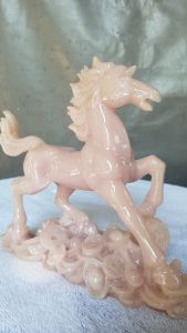 Tượng trang trí con Ngựa lộc mã phong thủy dùng trang trí cao cấp cao 17cm