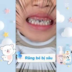 Kem đánh răng trẻ em TheCi 45g không fluor cho bé từ 6 tháng tuổi – vị trái cây an toàn khi nuốt