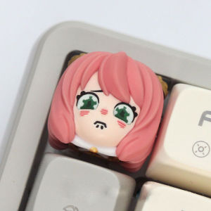 Art key artisan keycap Anya Forger keycap Hand made Resin keycap mechanical keyboard keycap personalized keycap customized keycap