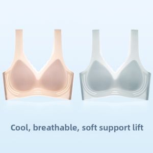 Miiow | MiiOW Cat Woman Seamless Summer Thin Backless Vest Style Bra Ice Silk Cool Feeling Youth Female Comfortable Antibacterial