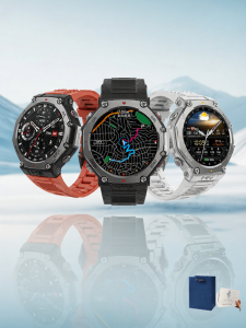 Amazfit | นาฬิกาสมาร์ทวอชหลายฟังก์ชัน ติดตาม GPS ตรวจสอบสุขภาพ แบตเตอรี่ใช้งานยาวนาน