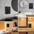 Liquid Soap Dispenser No Drill Wall Mounted Triple Shower Shampoo and Conditioner Dispenser for Home Hotel Bathroom Accessories. 