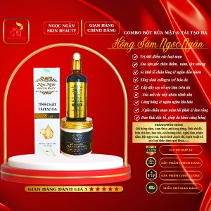 COMBO HỒNG SÂM TÁI TẠO MỤN NÁM