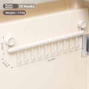 youqin | Suction Wall Mounting Storage Rack For Kitchen Utensils
