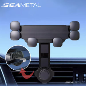 SEAMETAL Car Phone Holder Car Air Outlet Clip Holder Mobilephone Navigation Bracket Hook Type Phone Holder fit all 4-7 inch Cellphones