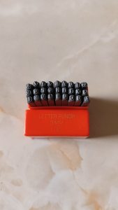 Alat Ketok Huruf 3mm Zeki Japan Letter Punch Zeki Huruf Ketok 3mm Zeki Japan