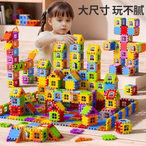 Đồ Chơi Xếp Hình Xây Nhà Cho Trẻ Em Đồ Chơi Giáo Dục Cho Bé Trai Và Bé Gái Từ 3-6 Tuổi Đồ Chơi Xếp Hình Khối Lớn Quà Tặng Sinh Nhật