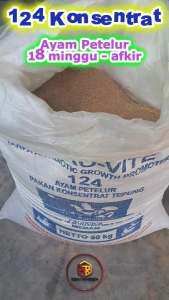 124 Eceran 1 kg | Konsentrat Ayam Petelur | Bisa Juga untuk Broiler Bebek Puyuh Babi Kelinci