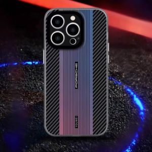 Porsche Transforming Carbon Fiber Phone Case for  14Promax 13Full Lens Coverage Mens High-End Protection Womens Trendy Design