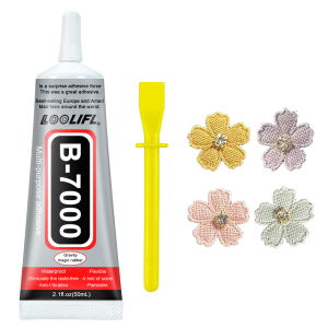 LOOLIFL | Chất Kết Dính Vải Trong Suốt Có Thể Giặt Được Cho Quần Áo Sửa Chữa Búp Bê Bằng Da Denim - Dải Đàn Hồi Vá Bằng Nhựa Epoxy Rộng 15mm