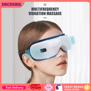 DECINIEE Eye Massager 4D Smart Airbag VibratioEye Care Instrument Hot Compress Bluetooth Eye Massage Relieves Fatigue Pouch & Wrinkle