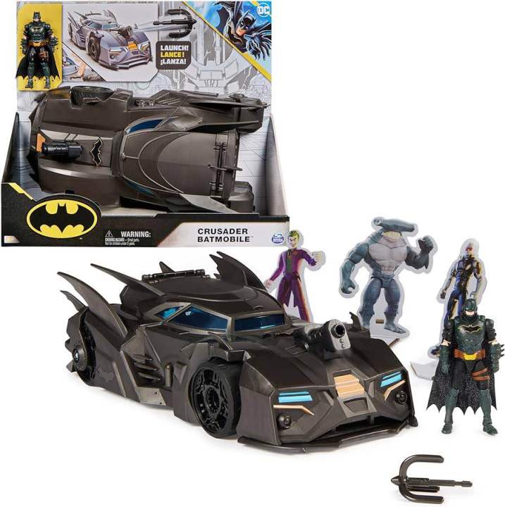 พร้อมส่ง DC Comics - Crusader Batmobile Playset with Unique 10 cm ...