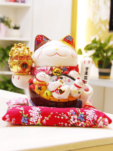 Mèo Khỉ Thủ Công Tự Động Trang Trí Để Bàn Phòng Khách Quầy Thanh Toán Cửa Hàng Mở Cửa Quà Tặng Trang Trí Phòng Khách