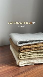 Baelish - Blanket Knit / Selimut Bayi / Bedong Baby (Newborn) / Swaddle Rajut Anak / Properti Alas Foto Aestetik