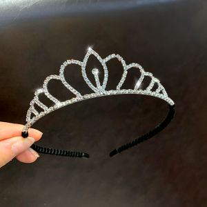 Princess Crown Hair Accessory for Girls Childrens Day Performance Female Toddler Headwear Korean Style Magic Baby
