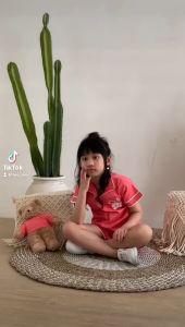 Two Mix Piyama Anak Perempuan - Baju Tidur anak wanita - Baju Rumah Anak Cewek 1 - 8 tahun 4074