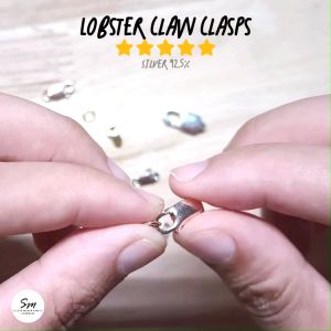 SM Diy ตะขอเงินแท้ กับ ก้ามปู ก้ามกุ้ง 92.5 ตะขอสร้อย ตะขอสร้อยข้อมือ ราคาที่สุด อุปกรณ์ฝีมือ