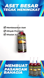 WAMENA MINYAK obat herbal tradisional BPOM 100% original ampuh Tahan Lama Besar Permanen aman
