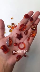 30Gram Manik Akrilik Gelang Kalung CinCin Corak Kayu Batu Aksesoris Pemula Kerajinan Tangan Part 2