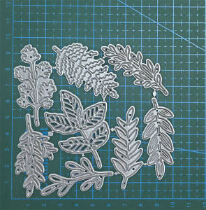 Roses flower leaves Metal Cutting Dies Scrapbooking Metal Craft Cut Die Mold Templates Photo Album Card Making Embossing Stencil