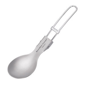 Bộ Đồ Ăn Bằng Titan Boundless Voyage - Bộ Thìa Nĩa Gấp Gọn Nhẹ Dùng Cho Cắm Trại Đi Bộ Đường Dài Du Lịch Sử Dụng Tại Nhà